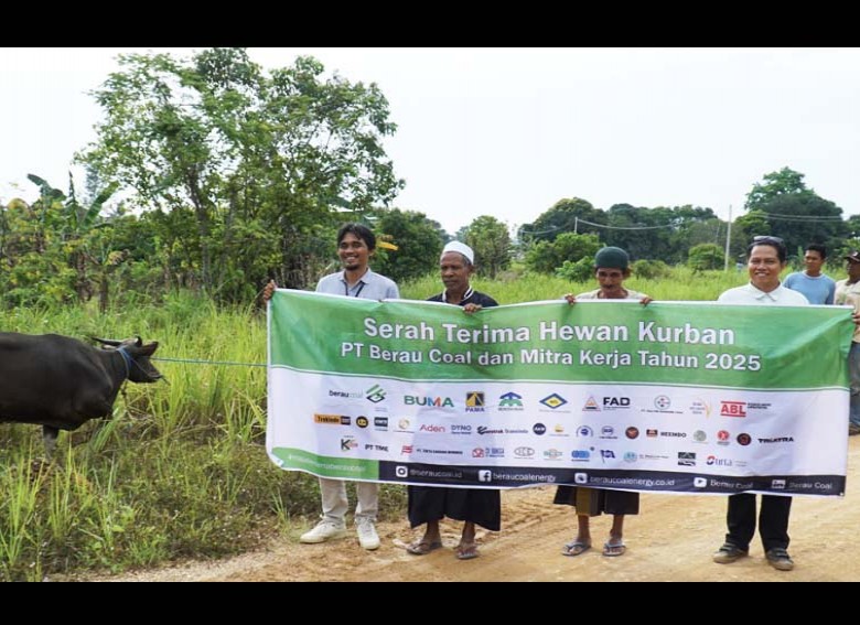 PT Berau Coal dan Mitra Kerja Salurkan Hewan Kurban, Wujud Komitmen dan Kebersamaan di Hari Raya Kurban