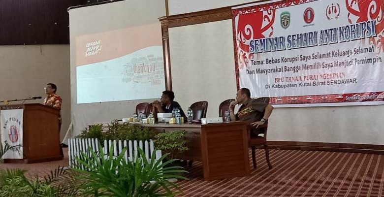 Cegah Korupsi, LSM Pedang Gandeng Pemkab Kubar Gelar Seminar Anti Korupsi