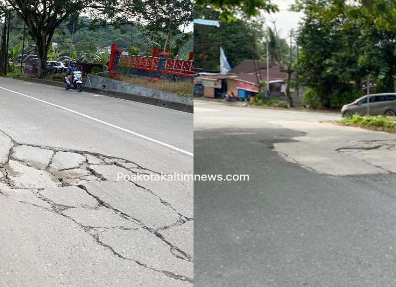 Jelang Lebaran Pemkab Kukar Pastikan Perbaikan Jalan di Kukar Dilakukan Bertahap
