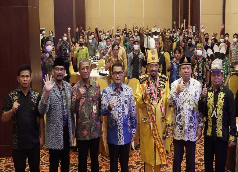 Buka Rakernis Pemberdayaan MHA Provinsi Kaltim, Riza: MHA Sebagai Bagian Insan Dari Pembangunan