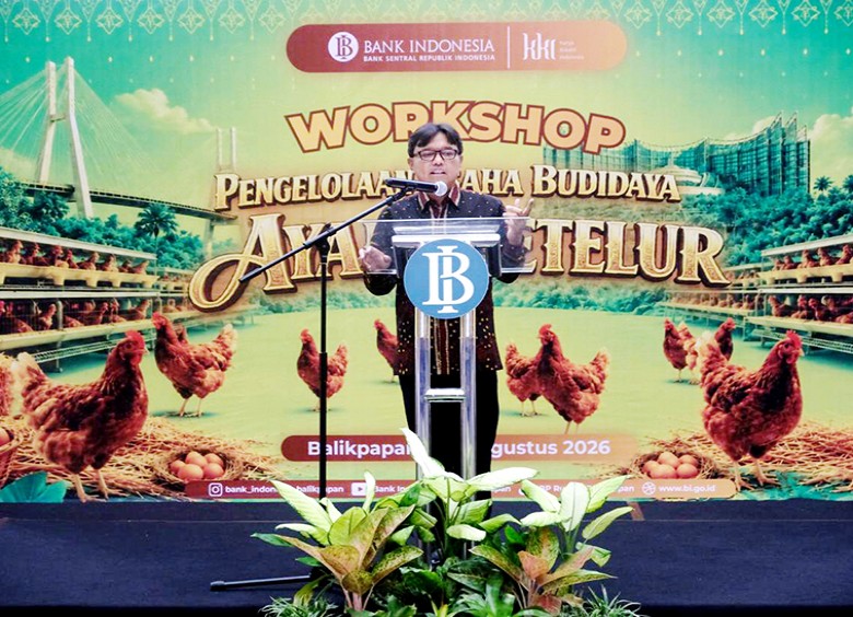 BI Balikpapan Perkuat Ketahanan Pangan Lewat Budidaya Ayam Petelur, Robi Ariadi : Produksi Lokal Penting Kendalikan Inflasi