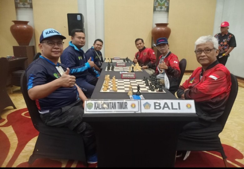 Hasil Sementara Porwanas,  Tim Catur Kaltim Berada di Peringkat ke 6