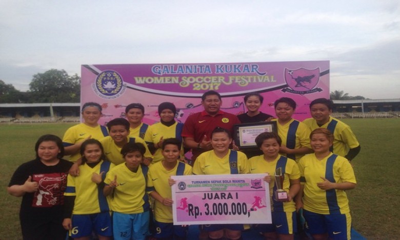 Inter Nona Juara Galanita Kukar Woman Soccer Festival 2017