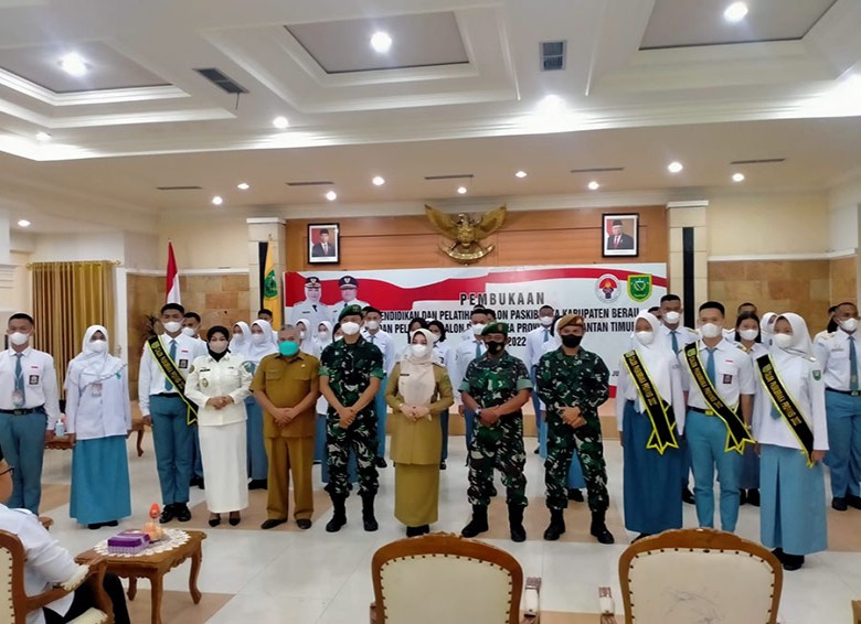 Dispora Berau Gelar Pendidikan dan Pelatihan Calon Paskibraka