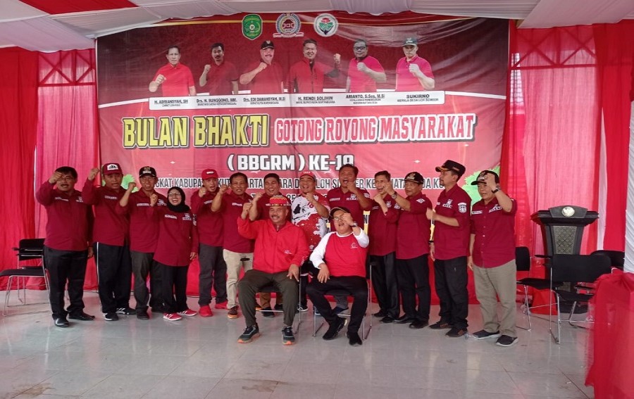 Kota Bangun Tuan Rumah BBGRM ke-22 Kukar, Dorong Semangat Gotong Royong Masyarakat
