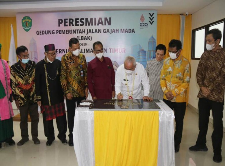 Gubernur Kaltim Resmikan Gedung Lembaga Budaya Adat Kutai,Harapkan Mampu Menggali Sejarah Kerajaan Kutai