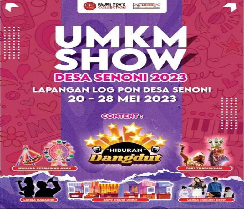 Tingkatkan Ekonomi Masyarakat Senoni Melalui Gelaran UMKM Show