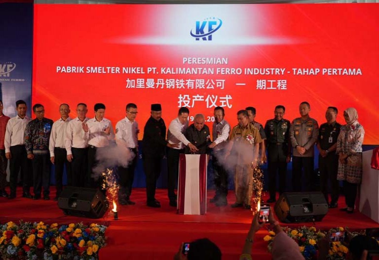 Gubernur Resmikan Smelter Nikel Pendingin, Kehadiran Industri Akan Dorong Pertumbuhan Ekonomi Kaltim