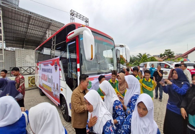 Operasional Bus Sekolah di Muara Jawa Dimulai Pukul 06.00, Simak Rutenya