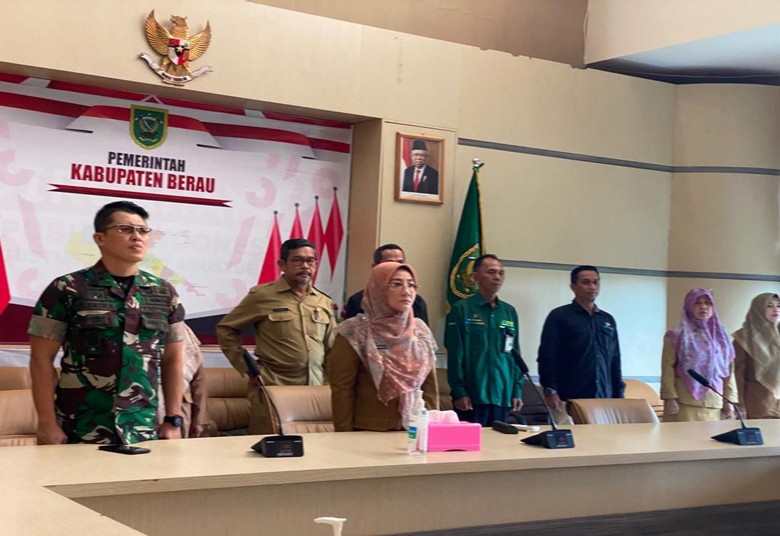 Pj Sekda Berau Hadiri Rakor Pengendalian Inflasi yang di Gelar Virtual