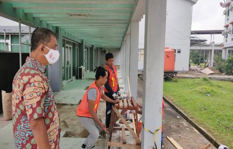 Rehab Gedung Asrama Atlet Terus Dikebut