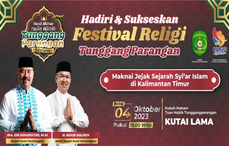 Haul Akbar Tuan Habib Tunggang Parangan Penyebar Islam Pertama di Kawasan Kerajaan Kutai