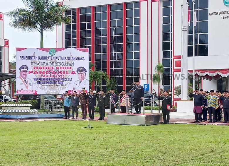 Apel Peringatan Hari Pancasila, Bupati Kukar Ajak Seluruh Masyarakat Menghidupi Nilai-nilai Pancasila
