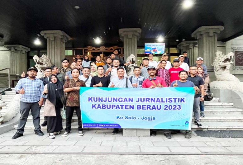 Prokopim Gandeng PWI Berau, Bawa Wartawan “Berguru” ke Solo