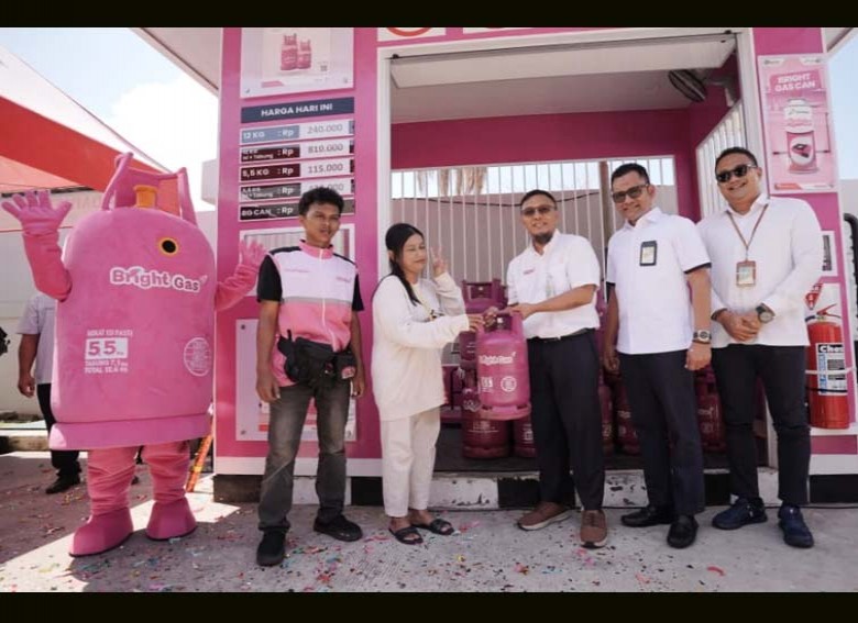 Pertamina Luncurkan Bright Gas Drive Thru Pertama di Balikpapan
