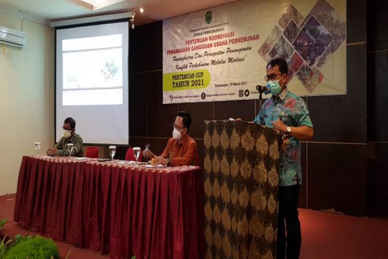 Dinas Perkebunan Gelar Pertemuan Koordinasi Penanganan GUP
