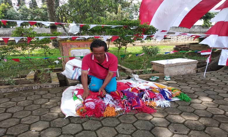 Jelang 17 Agustus, Pedagang Bendera Musiman Mulai Bermunculan