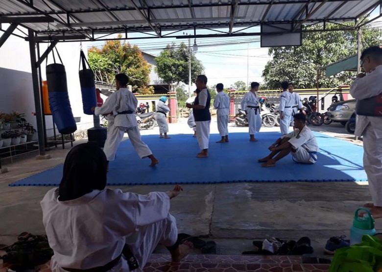 Atlet Kempo Latihan Persiapan Menghadapi Porprov Kaltim