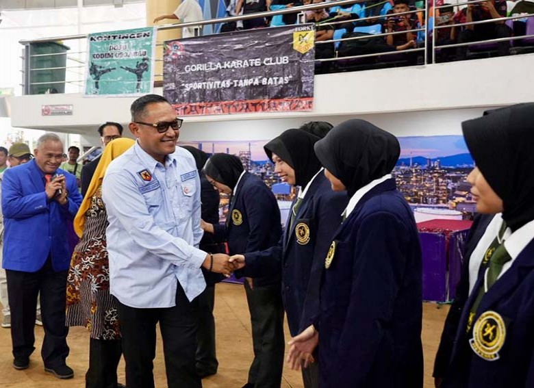 Wagub Kaltim Membuka National Karate Championship Piala Menhan 2026