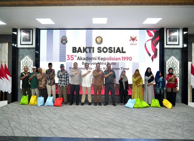 Hadiri Bakti Sosial 35 Tahun Akademi Kepolisian, Gubernur Rudy: Pemprov Siap Bersinergi