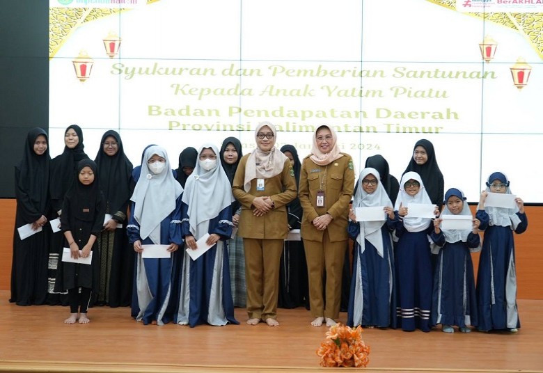 Bapenda Kaltim Santuni Anak Yatim Piatu, Sekda Sri: Kegiatan Yang Mulia di Awal Tahun Baru