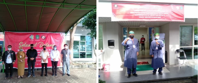 Bapaslon Edi-Rendi Jalani Pemeriksaan Kesehatan di RSUD AM Parikesit