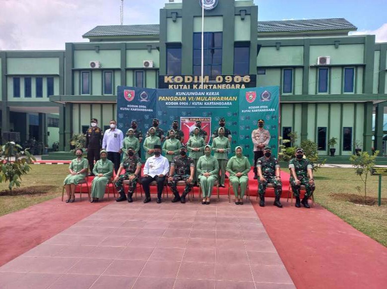 Pangdam VI Mulawarman Kunker ke Kodim 0906 Kukar, Sebut Kiprah Kodim Sangat Bagus
