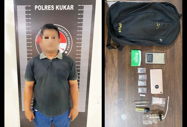 Polisi Berhasil Amankan Pria yang Diduga Membawa Sabu Sabu di Tenggarong Seberang