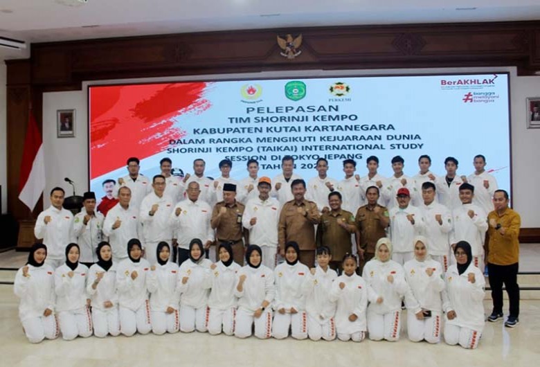 Wakili Indonesia 33 Atlit Kukar Siap Berlaga Dikejuaraan Kempo Dunia di Jepang