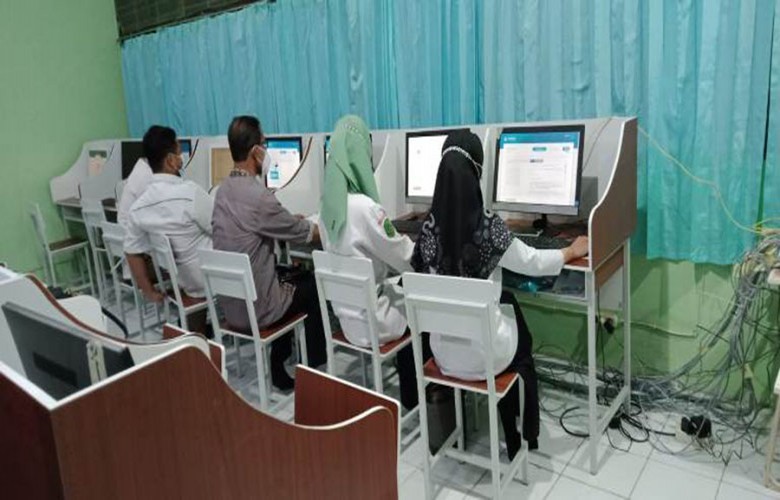 MTs Negeri 1 Kukar Lakukan Simulasi untuk Persiapan AKM