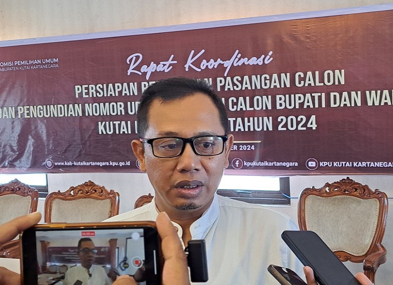 KPU Kukar Komitmen Sukseskan Tahapan Penetapan Paslon dan Pengundian Nomor Urut