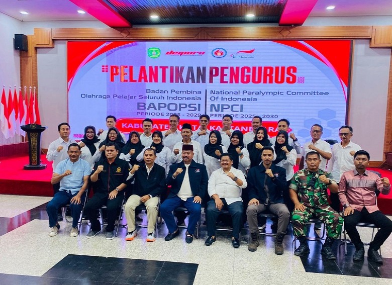 Hadiri Pelantikan Pengurus BAPOPSI dan NPCI Kukar, Bupati Edi Damansyah Tegaskan Komitmen Terhadap Pembinaan Pelajar dan Atlet Disabilitas