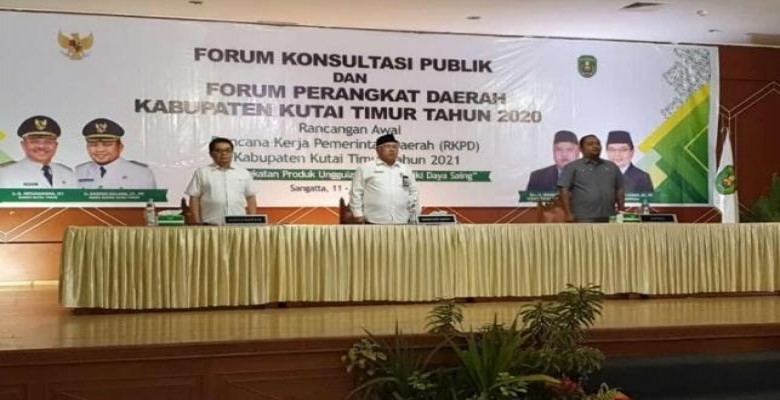 Tentukan Arah Pembangunan Kutim, Bappeda Gelar FKP
