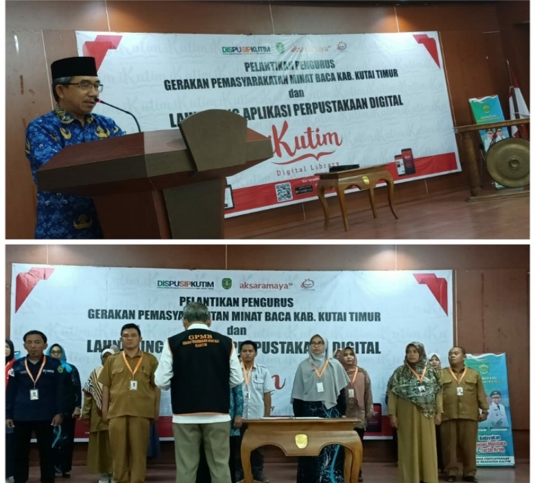 Hadiri Pelantikan GPMB Kutim, Bupati Ardiansyah Ajak Masyarakat Gemar Membaca