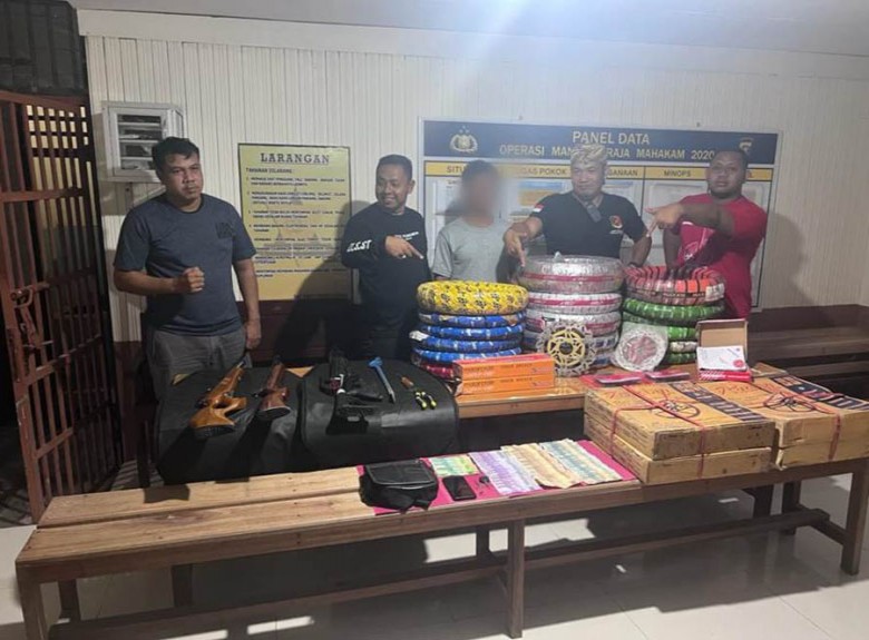 Polisi Ringkus Pelaku Pencurian Spare Part Motor di Sebulu