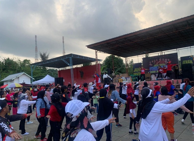 Ratusan Warga Antusias Ikuti Gerakan Jantung Sehat, Pemkab Kukar Siap Perluas ke 19 Kecamatan