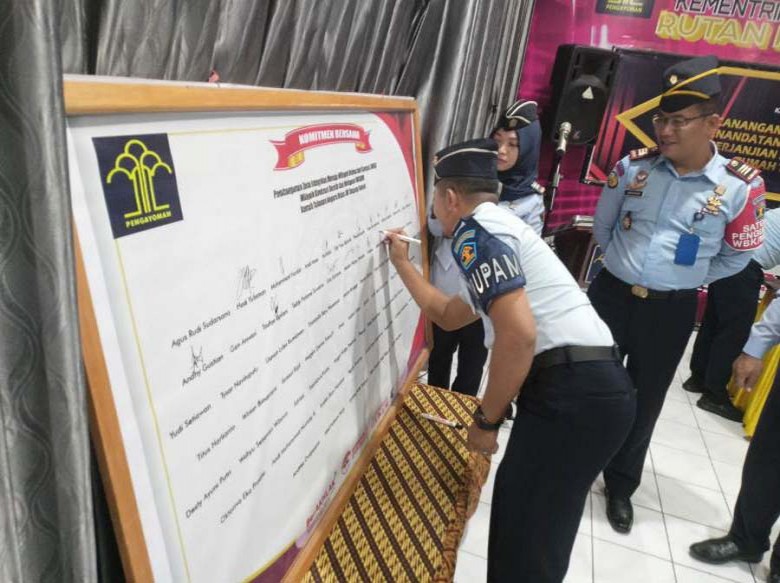 Rutan Tanjung Redeb Canangkan Pembangunan Zona Integritas Menuju WBK-WBBM 2023
