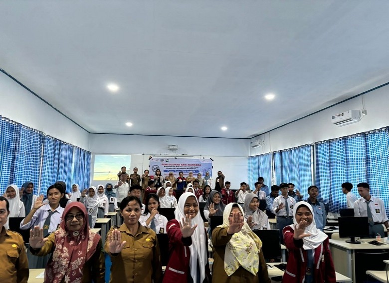 DPK KNPI Marangkayu Bekerjasama PT PHSS Gelar Penyuluhan Anti Narkoba