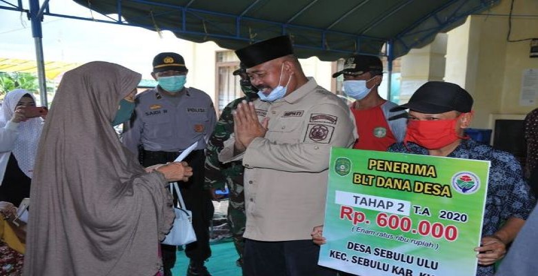 Bupati Kukar Salurkan BLT-DD Tahap II di Sebulu