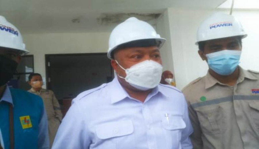 Mesin PLTU Teluk Bayur Disidak Wabup Gamalis