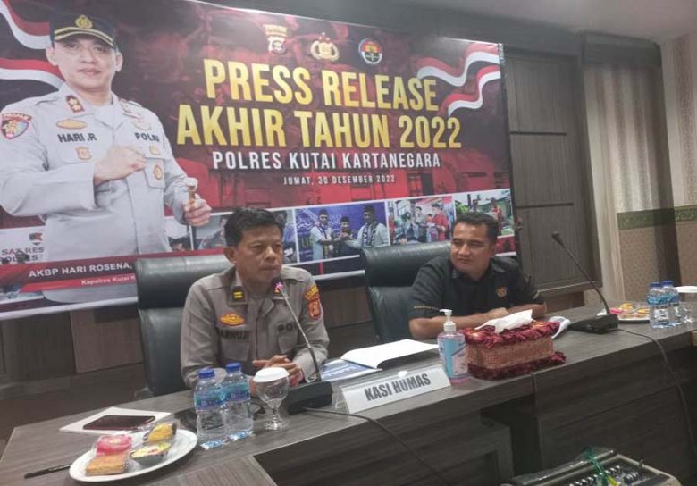 Selama 2022, Ini Kasus Menonjol yang Ditangani Polres Kukar