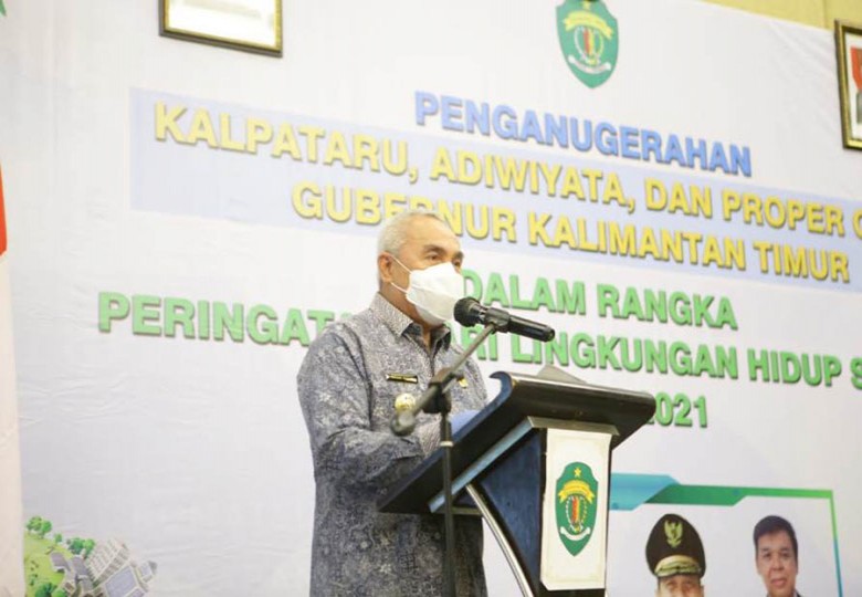 Hadiri Peringatan HLH se Dunia Tahun 2021, Gubernur Isran Noor Sebut Kepala Daerah Punya Tanggungjawab Moral