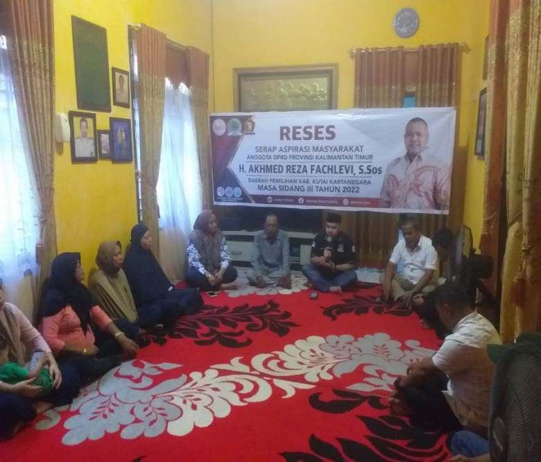 Anggota DPRD Kaltim Akhmed Reza Fachlevi Serap Aspirasi Warga Kelurahan Loa Ipuh