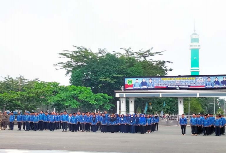 Pemkab Berau Gelar Upacara Peringati HUT ke-52 KORPRI