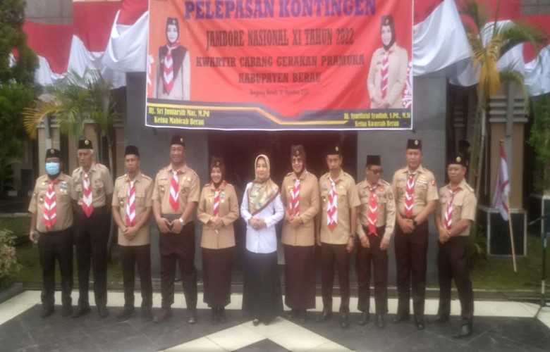 Bupati Lepas Kontingen Jambore Nasional Kabupaten Berau ke Jakarta