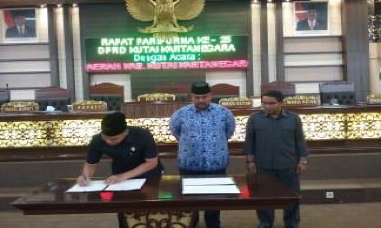 APBD Kukar 2019 Disahkan Sebesar Rp 4,207 T