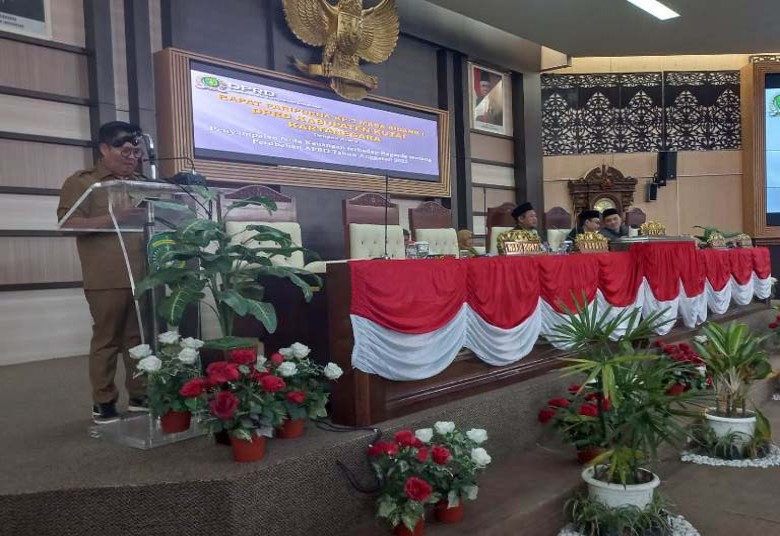 DPRD Kukar Gelar Rapat Paripurna Penyampaian Nota Keuangan Perubahan APBD 2023