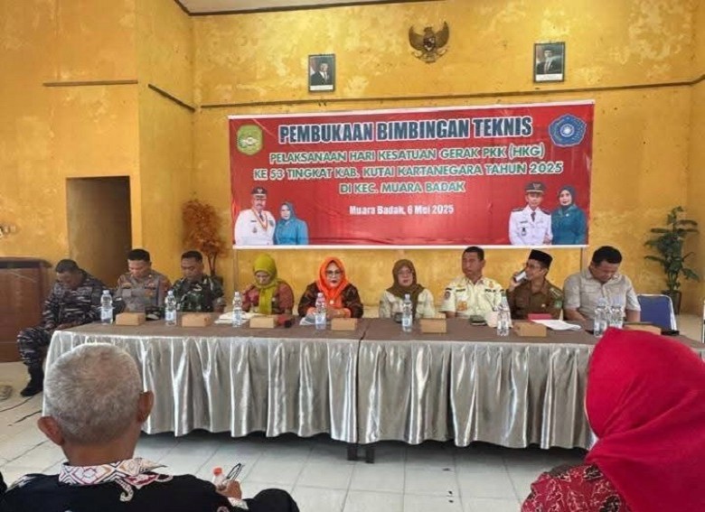 Matangkan Persiapan Gelaran HKG PKK ke-53, Kecamatan Muara Badak Gelar Bimtek