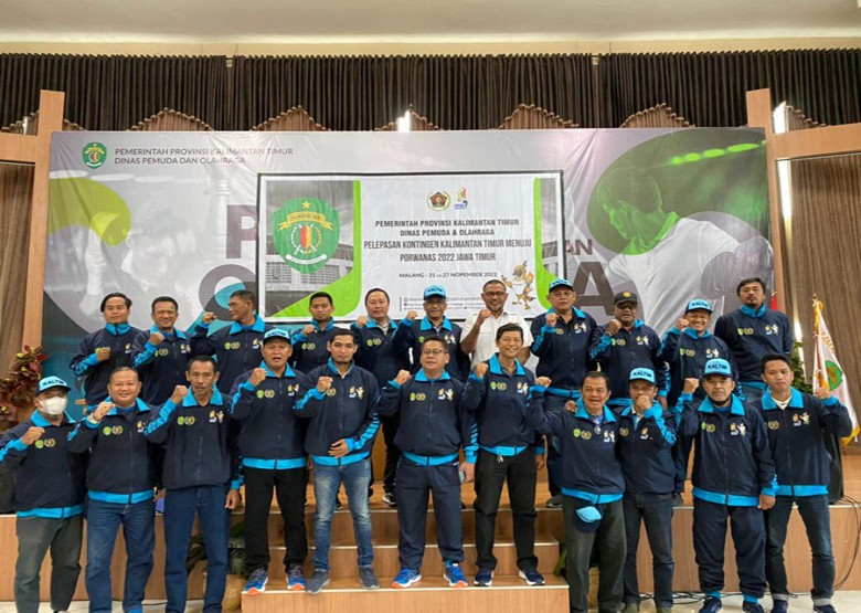 Kontingen Kaltim Resmi Dilepas Menuju Porwanas ke XIII Jawa Timur