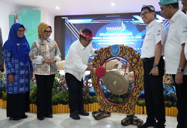 Pj Gubernur Buka Rakernas Masata di Bontang